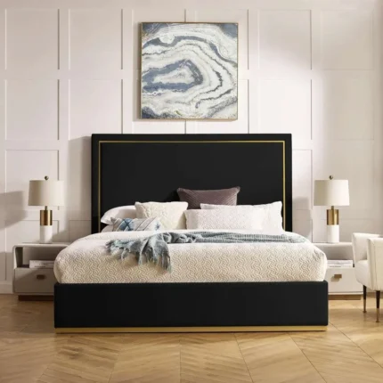 Addesyn Velvet Bed