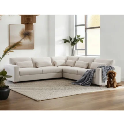 Icely Modern and Soft Upholstered Corner Sofa