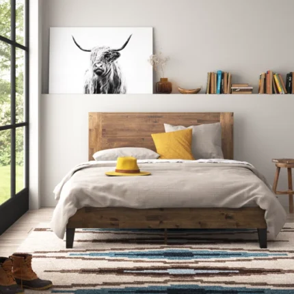 Kira Wooden Platform Bed