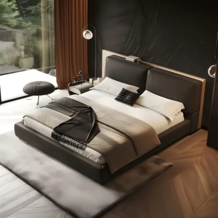 Domus Black Bed