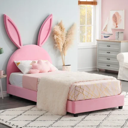 Rabbit Headboard Twin Bed