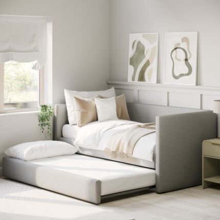 Single Day Bed with Pull Out Trundle