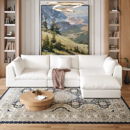 4 Piece Cloud Sectional Modular Sofa