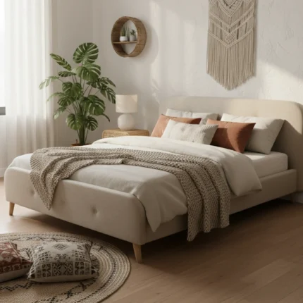 Colina Upholstered Ready Made Bed